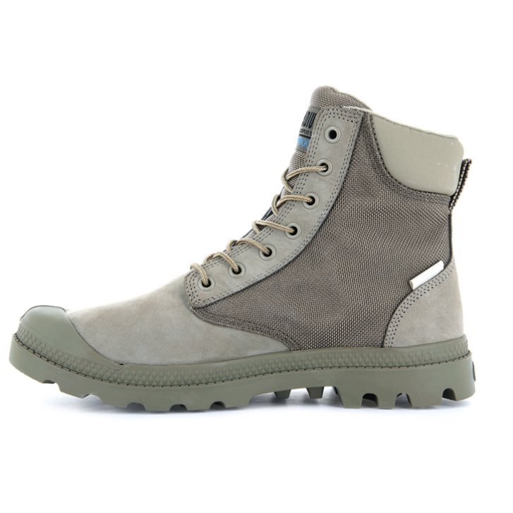 Bottes Palladium Pampa SC WPN U-S Femme Vert Olive | FR USX857P